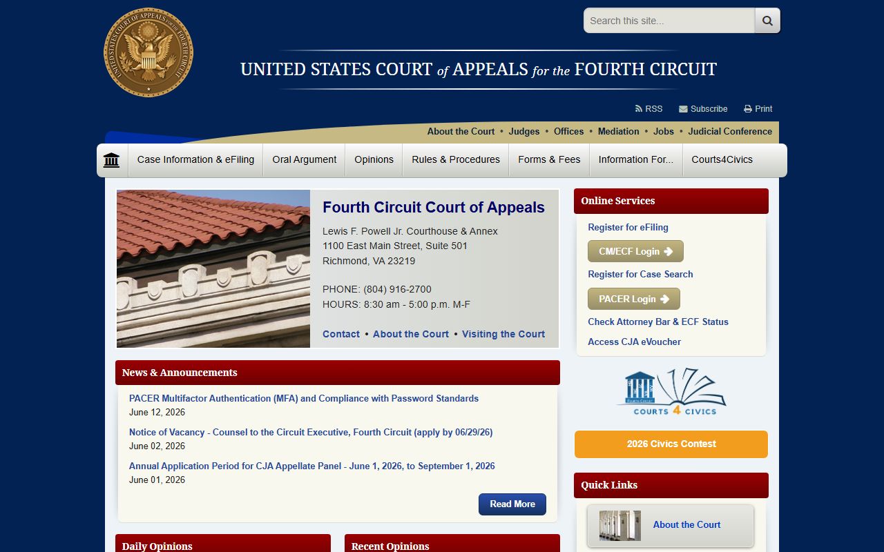 Orangeburg County Circuit Court federal Fourth Circuit appeals distinction