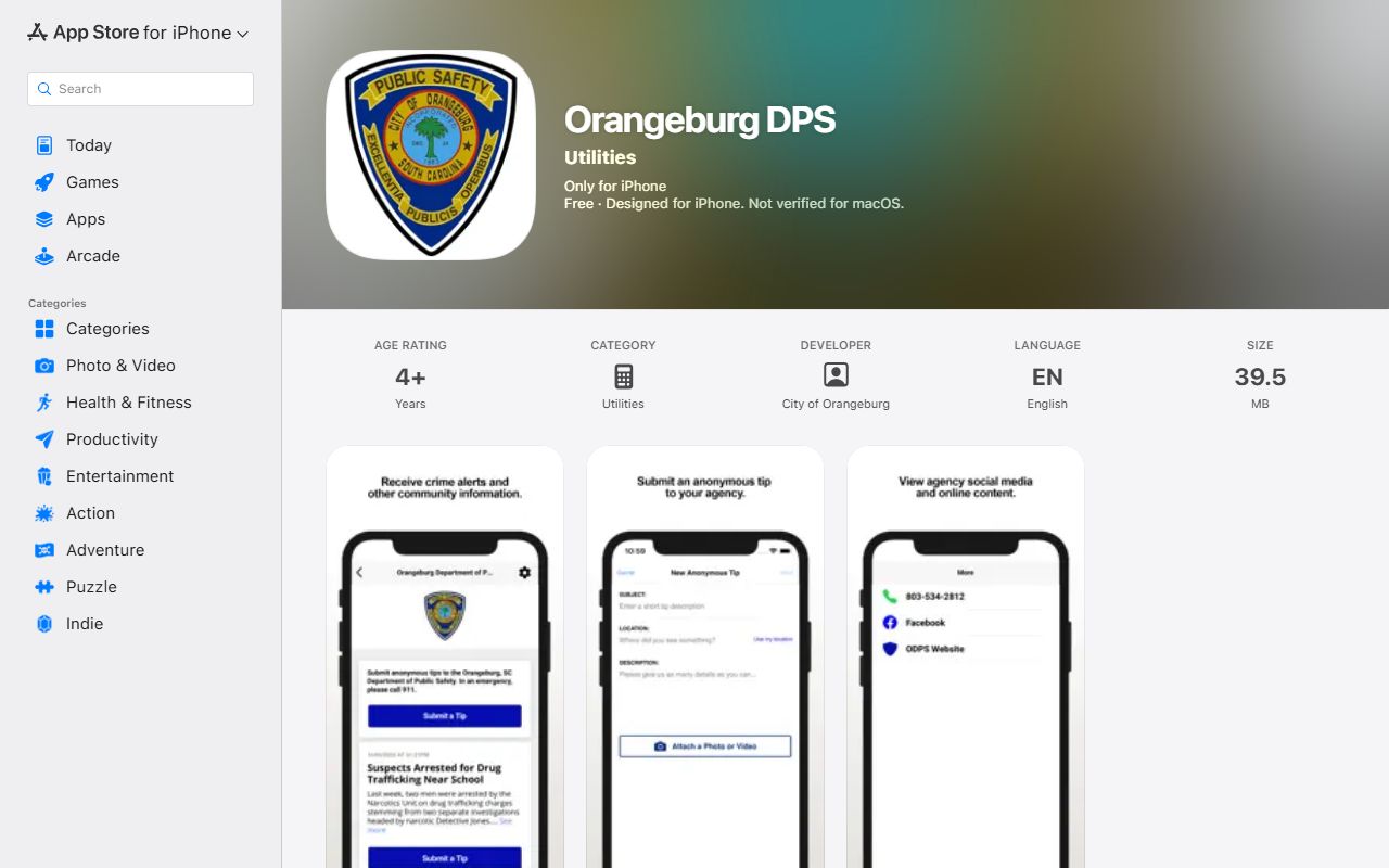 Orangeburg County traffic court records Orangeburg DPS Apple app